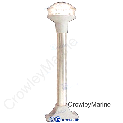 FLAT MNT RND LIGHT 9" LED WHT (GS10326)