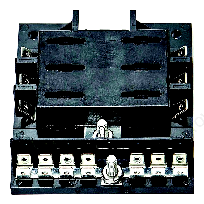 Sierra FS40420 6 Gang ATO/ATC Fuse Block with Ground Bar