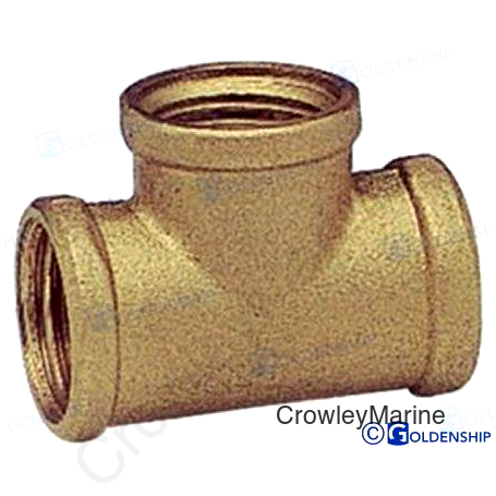 T BRASS H/H/H 2" (GS30186)