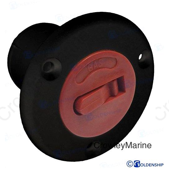 DECK FILL "GAS" 50 MM BLK (GS31124)