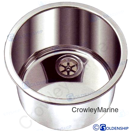 POLISHED SINK W/SINK DRAIN (GS50055)