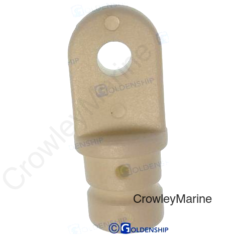 STANCHION EYE 3/4" NYL WHT 2 (GS72226)