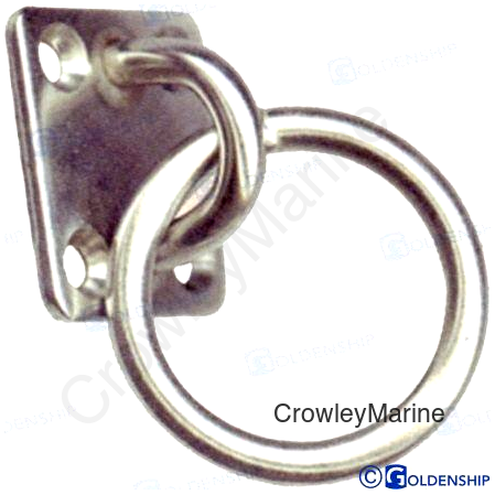 SQ EYE PLATE W/RING 35X30 (5) (GS72013B)