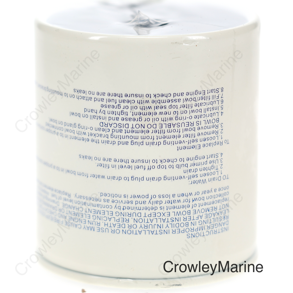 Filter, Fuel Water Separator (10 Micron) Element Only