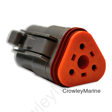 3 Pin Plug Deutsch, J/E (Drop Ship Only)