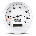 Tach 7K/Hourmeter, Arctic 3"