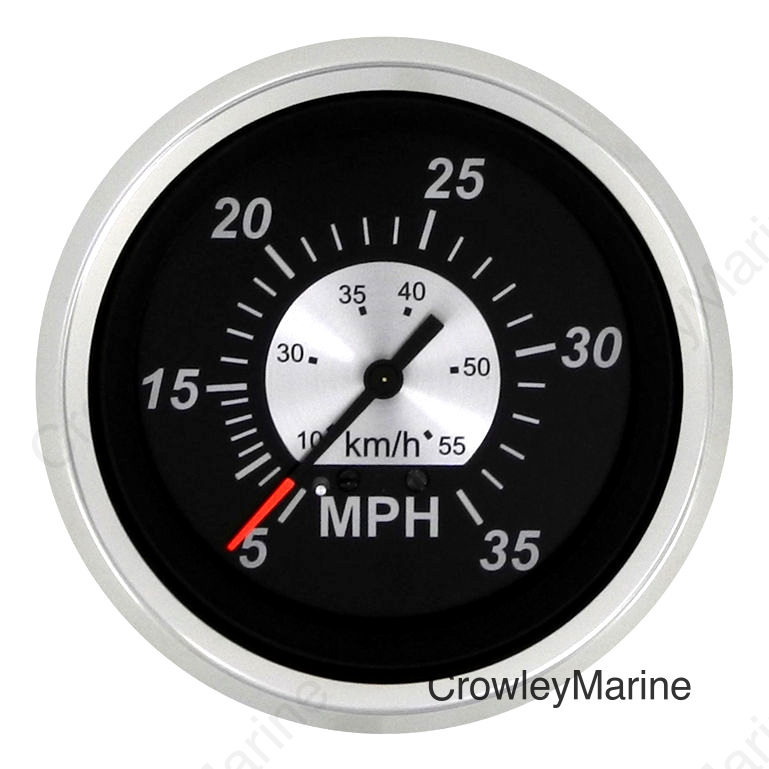 Speedo Kit, Black Sterling 3" 35 mph