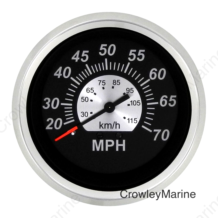 Speedo Kit, Black Sterling 3" 80 mph