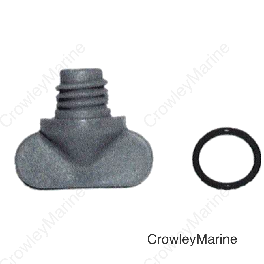 MERCRUISER DRAIN PLUG W/ORING OEM #806608A1