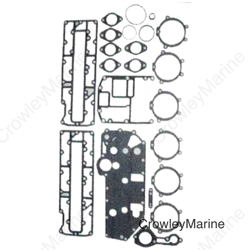 MERCURY 3CYL 75-90 P/H GASKET SET 87&UP