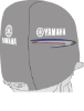 [MAR-MTRCV-11-11] Yamaha Motor Cover Deluxe 02' V6/HPDI