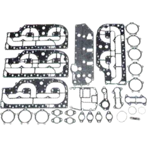 [ME-G27] MERCURY 4CYL 100-125 POWERHEAD GASKET SET 88&UP OEM#27-13461A99