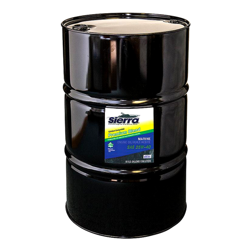 [18-9400CAT-7] Sierra 9400CAT7 4-Cycle Stern Drive Engine Oil, 25W40 FCW, 55 Gal Drum